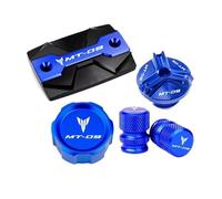 Tappo Serbatoio Liquido Freni Per MT09 MT-09 FZ09 2015-2019 2020 Parti Del Motociclo CNC Tappo Olio Serbatoio Liquido Freni Anteriore E Posteriore Tappi