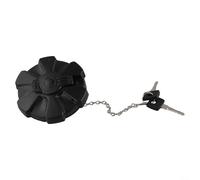 Tappo serbatoio per camion MAN - Coperchio del serbatoio del carburante di ricambio compatibile con A0004706605 A0004707905 - Coperchio del serbatoio dell'olio in metallo ABS nero