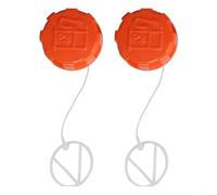 Tappo serbatoio sigillato P021040430 compatibile con Echo GT-225 HC-152 PAS-225 SRM-225 SHC-225 strumenti per la cura del prato (2 pezzi)