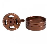 Tappo Serie Sterzo DEITY Crosshair Bronzo con Spessori Alluminio 6061/7075 - Kit Completo 1-1/8”