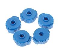 Tappo Sgancio Rapido per Piatti da Batteria, 5 Pezzi Blu | Plastica Leggera, per Registrazione e Performance, Accessorio Rapido per Montaggio e Smontaggio