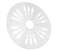 Tappo Sicurezza Lavatrice Spinner, Copertura Bianca Plastica 23,5cm | Ricambio Rotondo per Cestello Frontale, Manutenzione Bucato, Confezione 1 Pezzo, Uso Domestico