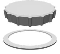 Tappo Sostitutivo per Fiamma Roll-Tank 23 Serbatoio Acqua Stampato in 3D