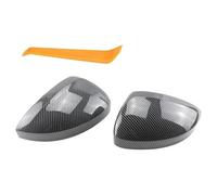 Tappo Specchietto Retrovisore Per VW Per Tiguan AD BW MK2 2016-2021 1 Paio Di Calotte Per Specchietti Retrovisori Esterni Laterali Posteriori(Carbon fiber)
