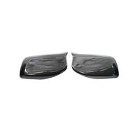 Tappo Specchietto Sinistra Lato Guida SX Per BMW Serie 5 2004-2008 Calotta Copri Specchietto Retrovisore In Fibra Di Carbonio/Nero(Carbon One Pair)