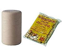 Tappi in sughero e leganti sintetici 100 pz per bottiglie vino 24x42mm supercork