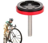 Tappo superiore per attacco manubrio bicicletta per Garmin/Bryton/Cateye - Supporto per cronometro in lega di alluminio di alta qualità - Adatto a tubi di attacco manubrio da 28,6 mm