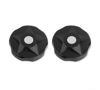 Tappo Superiore per forcella Lega Alluminio CNC Anodizzato Tappo | Lega alluminio robusta, diametro interno 30mm, valvola AV 7mm, protezione per polvere, montaggio rapido(Black)