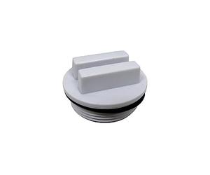 Tappo svernante in PVC per piscina - 1"1/2 - Con guarnizione O-ring