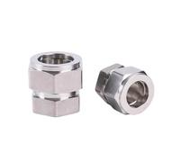 Tappo terminale 1/16"-1" 3-25mm Tubo OD Giunto a compressione Raccordo for tubo in acciaio inossidabile SUS316L Raccordo for tubo Connettore metrico UNF Dado di bloccaggio 1 pz(1.58mm 1l16 Inch)