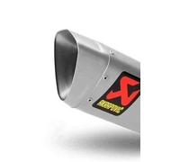 Akrapovic V-ec227 Titanium Muffler End Cap Argento