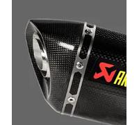 Akrapovic Carbon V-ec348 Muffler End Cap Nero