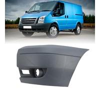 Tappo Terminale Angolare Paraurti Anteriore Grigio Testurizzato Lato Guida Destro per Ford Transit Mk7 2006-2014 con Foro per Lampada Regno Unito
