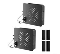 Tappo terminale in alluminio per 4 paraurti quadrati RV compatibile con dimensioni standard per rimorchio da viaggio e paraurti per camper