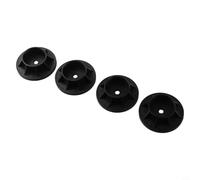 Tappo terminale in plastica per 25021, compatibile con piscine con telaio in metallo da 5,5-7,3 m, adatto per modelli rettangolari piccoli 28279 28270 28271, foro verticale da 5,1 cm (confezione da 4)