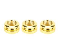 Tappo terminale per chitarra elettrica in ottone dorato in 3 pezzi, accessori di ricambio per strumento musicale, accessori per suonare
