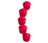 Tappo terminale per racchetta da tennis | Set da 5 pezzi divertenti di ricambio per pesi per copertura del paddle, per allenamento, club, e attività all'aperto, ideale per atleti, principianti e