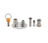 Tappo terminale TC da 2" con valvola di sicurezza e attacco gas con blocco a sfera for fermentatori for la produzione di birra fatta in casa - Acciaio inossidabile resistente