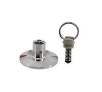 Tappo terminale Tri Clamp da 1,5" con valvola di sicurezza, acciaio inossidabile 304 for birra e vino fatti in casa(100psi)