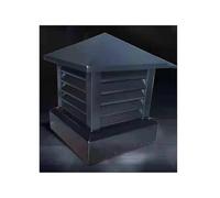 Tappo Universale for Camino Coperchio Superiore for Camino In Acciaio Zincato Parapioggia Resistente for Prese D'aria Esterne, Tappo Anti-tiraggio for Camino for L'inverno(22x22Inch/55x55cm)