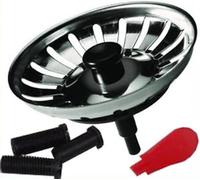 Tappo Universale Lavabo Lavello Lavandino A Scatto Scattino Inox Pratico