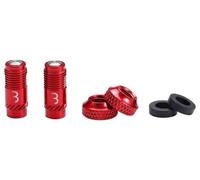 Tappo della valvola BBB Cycling CoreCap (x2) Rouge