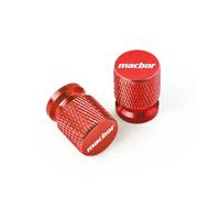 Tappo valvola in lega di alluminio per motociclett Per Macbor Montana XR1 XR5 500 Rockster Flat 125 Eight Mile 2 Pezzi Tappi Coprivalvola Per Valvola Pneumatico In Alluminio CNC Per Moto(Ww-4)