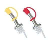 Tappo versatore set 2 pz con chiusura Assortito 420690