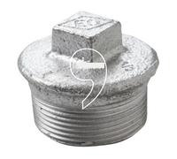 TAPPO ZINCATO MASCHIO GHISA DIAMETRI DA 1/2" A 4" PO290 ATUSA