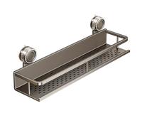 Tappucia Di Aspirazione Scaffale Per Doccia - Organizzatore Per Mensole Per Il Bagno | NESSUNA PROPRIETÀ DI PROCESSO | Aspirazione Organizzatore Doccia | Porta Del Muro Di Deposito Spaziale Per Il Con