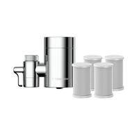 Tappwater EcoPro SMR - Filtro acqua rubinetto a 6 stadi e Swedish Mineral Rock. Filtra + 100 sostanze e aggiunge minerali essenziali per un'acqua pura e sana. Tecnologia esclusiva. Pack annuale