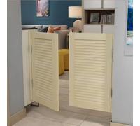 Taqargzy Porte a battente in legno, resistenti, porte a battente vintage, porte a battente per interni, porta a battente in legno, per bar, portico, scale, camera da letto, ingresso (110 x 90 cm)