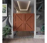 Taqargzy Porte a battente per interni, porte a battente resistenti, porte a battente in legno, stile vintage, porta a battente in legno, per bar, portico, scale, camera da letto, ingresso (B 100 x 90