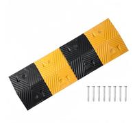 Taqargzy Velocità in gomma, urto di velocità del canale, urto di velocità del traffico, urto in gomma modulare per vialetto stradale stradale asfaltato, cemento, garage, Macadam Road (100 x 35 x 7 cm)