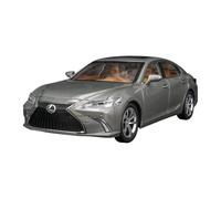 TAQCGH Modellino Realistico Auto 1:24 Per Modello Auto In Lega Lexus ES300h Ornamento Con Suono E Luce Può Aprire La Portiera Modello Auto Rimbalzante Modellini Di Veicoli A Motore In Scala(Titanium)