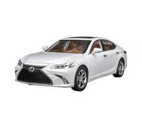 TAQCGH Modellino Realistico Auto 1:24 Per Modello Auto In Lega Lexus ES300h Ornamento Con Suono E Luce Può Aprire La Portiera Modello Auto Rimbalzante Modellini Di Veicoli A Motore In Scala(White)