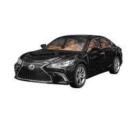 TAQCGH Modellino Realistico Auto 1:24 Per Modello Auto In Lega Lexus ES300h Ornamento Con Suono E Luce Può Aprire La Portiera Modello Auto Rimbalzante Modellini Di Veicoli A Motore In Scala(Black)