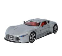 TAQCGH Modellino Realistico Auto 20 Cm 1:24 for Mercedes-AMG Vision GT Sports Car Pull Back Vehicles Simulation Scale Model Collection Car Modellini di Veicoli A Motore in Scala(Silver)