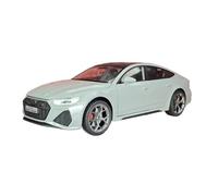 TAQCGH Modellino Realistico Auto Modelli Di Auto 1:24 Per Audi RS7 In Lega Pressofusa Veicolo Con Suono Luci Portiere Aperte Auto D'epoca Souvenir Modellini Di Veicoli A Motore In Scala(Titanium)