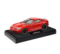 TAQCGH Modellino Realistico Auto Modello Di Auto Finito In Scala 14 Cm, Scala 1/32, For Benz SLR, Auto Sportiva Retrò Da Collezione, Veicolo A Retrocarica. Modellini Di Veicoli A Motore In Scala(Red)