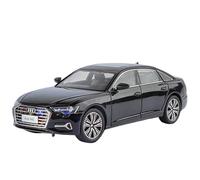 TAQCGH Modellino Realistico Auto Modello Di Auto In Lega In Scala 21 Cm 1/24 For Audi A6L Berlina Di Lusso, Collezione Di Veicoli Pressofusi Modellini Di Veicoli A Motore In Scala(Black)