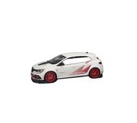 TAQCGH Modellino Realistico Auto Modello di Auto Pressofusa in Metallo in Scala 1:18 in Lega for Renault Megane RS Statica Simulata da Collezione Modellini di Veicoli A Motore in Scala(White)