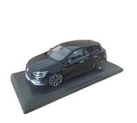 TAQCGH Modellino Realistico Auto Modello di Auto Pressofusa in Metallo in Scala 1:18 in Lega for Renault Megane RS Statica Simulata da Collezione Modellini di Veicoli A Motore in Scala(Black)