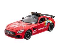 TAQCGH Modellino Realistico Auto Modello di Auto Sportiva in Metallo da 20 Cm in Scala 1:24 for Mercedes-AMG GT Auto da Corsa di Sicurezza Veicoli A Motore Modellini di Veicoli A Motore in Scala(Red)