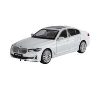 TAQCGH Modellino Realistico Auto Modello in Miniatura Pressofuso in Lega di Zinco in Scala 1:24 for BMW 530Li Ornamenti Decorativi da Scrivania Lusso Modellini di Veicoli A Motore in Scala(White)