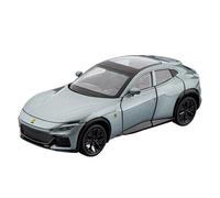 TAQCGH Modellino Realistico Auto Replica Di Auto Da Collezione Modello In Scala 15 Cm 1/32 For Ferrari FUV SUV Di Lusso In Miniatura Modellini Di Veicoli A Motore In Scala(Chrome)