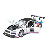 TAQCGH Modellino Realistico Auto Veicoli A Motore in Scala 15 Cm 1/32 Modello da Corsa for BMW M8 Pull Back Sports Car for Appassionati di Modellismo Modellini di Veicoli A Motore in Scala(White)