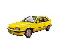 TAQCGH Modellino Realistico Auto Veicolo Simulato in Lega Pressofusa in Scala 1:18 for Opel Kadett B GSI Collezione for Appassionati di Modelli Auto Modellini di Veicoli A Motore in Scala(Yellow)