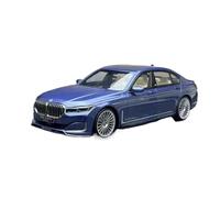 TAQCGH Modello in scala Replica Auto Mini Auto Modello In Lega Statica In Lega Die-cast Scala 1:18 Per BMW 745i Alpina B7 2022 Veicoli Simulati Ornamenti Veicoli A Motore