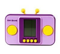 TAQY Console di Gioco Creatività Brick Portatile Retrò 26 Giochi a Blocchi Livello/velocità Regolabile Bottoni in Morbido Silicone Battaglia Corse Regali per Bambini Giocattoli Elettronici (Purple)
